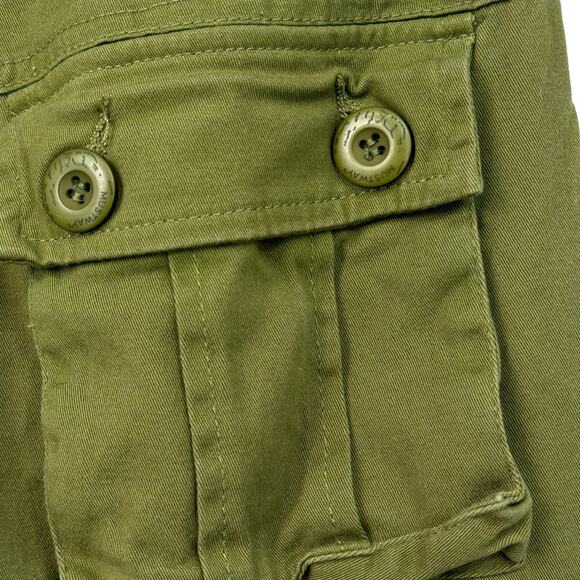 Mustway Green Y2K Cargo Pant Women's SZ 4 Streetwear Utility Outdoor Comfort Fun - Picture 6 of 10